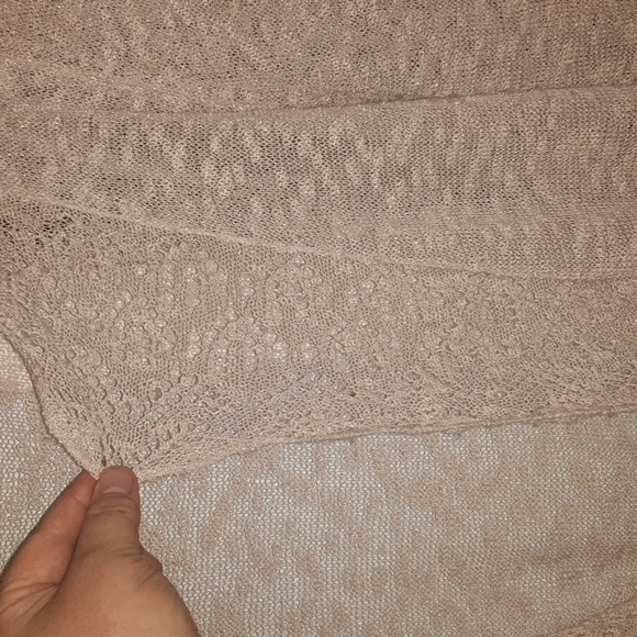 Roz&Ali m womens lightweight knit lace open cardigan, flowy 😊🌼 - Picture 4 of 9